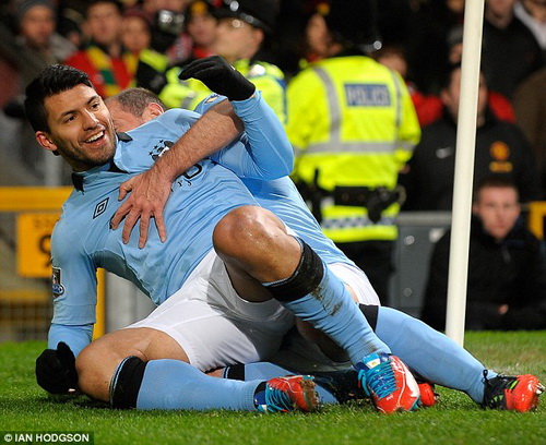 Bàn thắng quyết định mang đậm dấu ấn cá nhân của Sergio Aguero