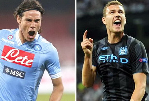 Chuyển nhượng ở Man City: Đổi Dzeko lấy Cavani?