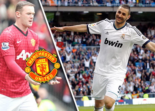 Hàng công M.U: Đổi Rooney lấy Benzema?