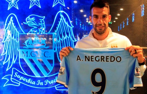 Chính thức: Negredo gia nhập Man City