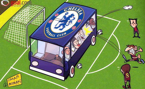 Jose Mourinho và chiếc xe buýt hai tầng