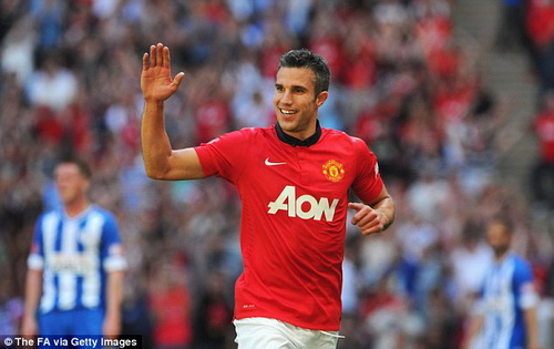 Van Persie phủ nhận chuyện hục hặc với David Moyes