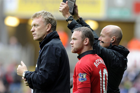 David Moyes chơi xỏ Rooney