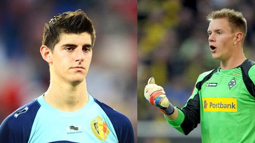 Barca tìm người thay Valdes: Courtois so găng cùng Ter Stegen