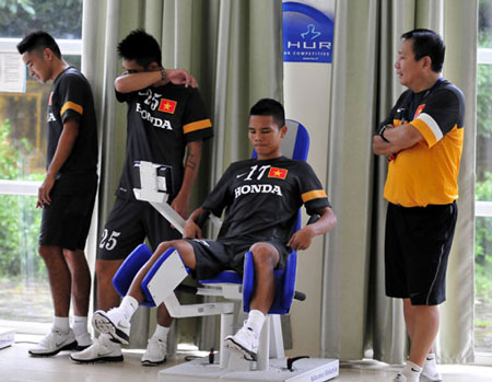 U23 Việt Nam tập luyện hứng khởi ngày đầu tiên