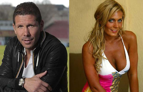 HLV Simeone cặp với mỹ nhân Playboy?