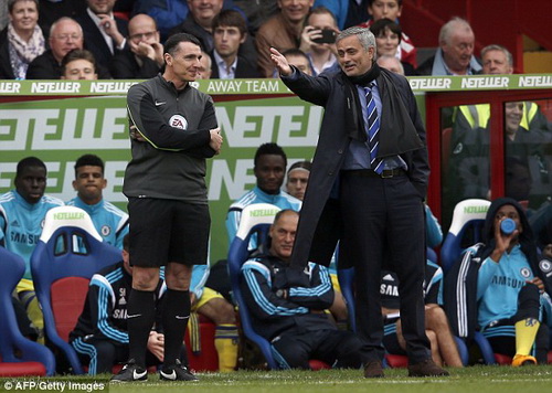 Jose Mourinho trong chiến thắng trước Crystal Palace