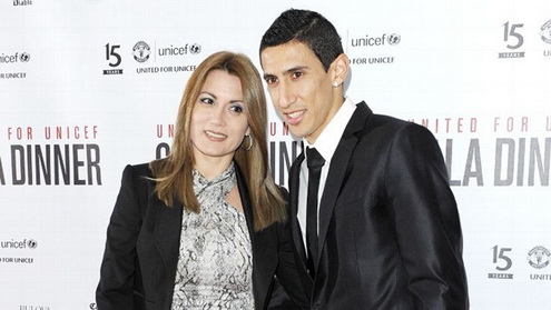 Di Maria và vợ Di Maria va vo