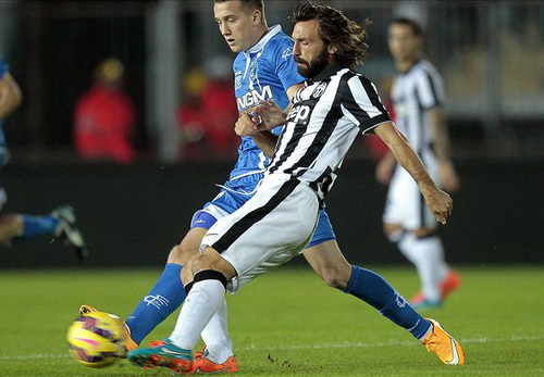 Empoli 0-2 Juventus: Người hùng Andrea Pirlo
