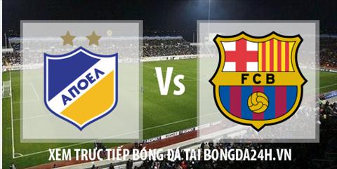 Link sopcast APOEL Nicosia vs Barcelona ( 02h45 - 26112014 ) hinh anh