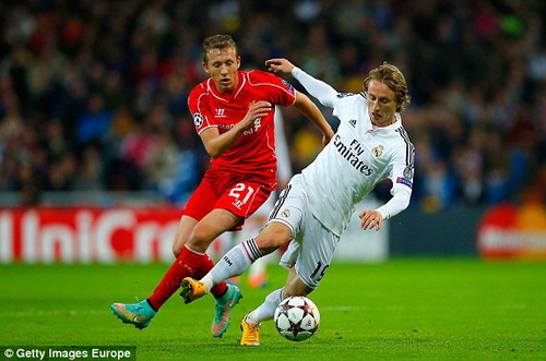 modric real madrid liverpool