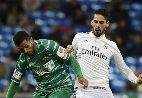 Isco hạnh phúc với kỉ lục mới của Real