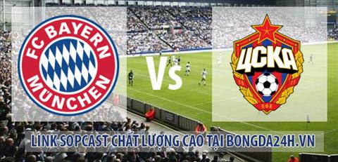 Link sopcast  Bayern Munich vs CSKA Moscow (02h45-1112) hinh anh