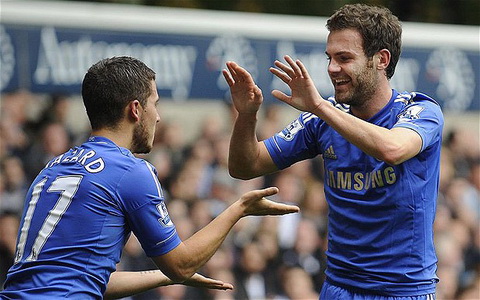 Juan Mata xuất sắc hơn Eden Hazard?
