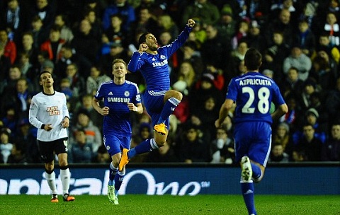Video bàn thắng: Derby County 1-3 Chelsea (Cúp Liên đoàn Anh)