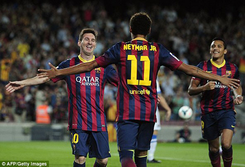 HLV Barca, Luis Enrique bi nem da vi uu ai Messi va Neymar hinh anh