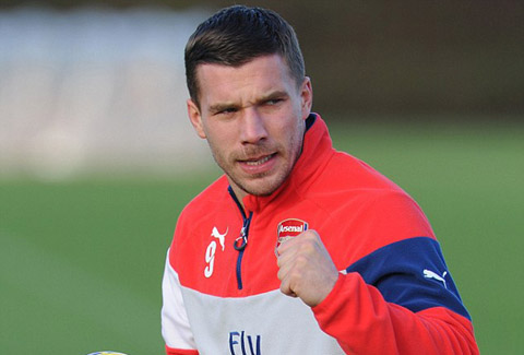 Tien dao nguoi Duc, Lukas Podolski quyet roi Arsenal den Inter Milan hinh anh