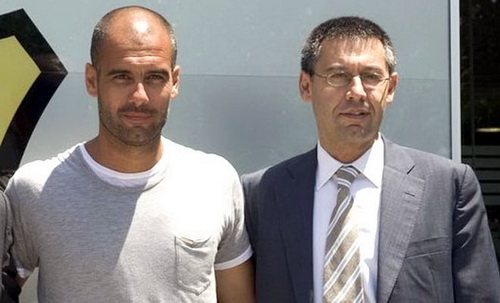Sau Cruyff, Bartomeu bắt tay với Pep Guardiola