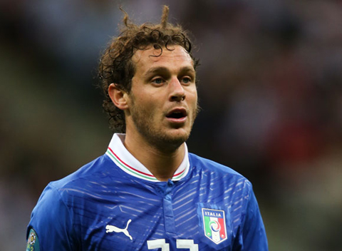 Diamanti du Euro 2012 trong mau ao tuyen Italy.