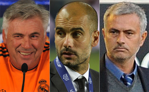 Ba anh hào tranh danh hiệu HLV hay nhất lịch sử Champions League