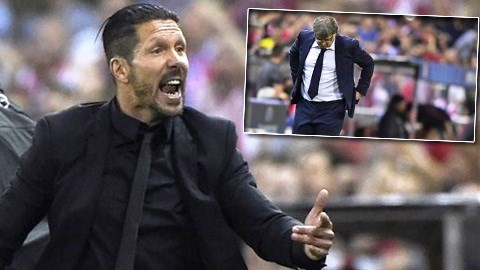 Hậu nội chiến Atletico 1-0 Barca: Simeone phấn khích, Martino tiếc rẻ