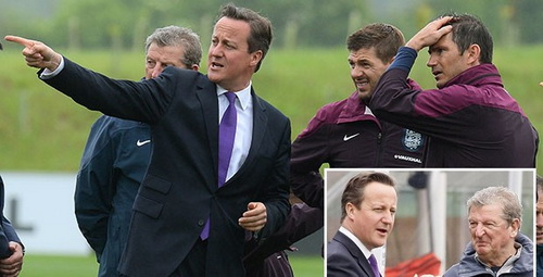 Thủ tướng Anh viếng thăm thầy trò Roy Hodgson: Điềm báo không lành cho Tam sư