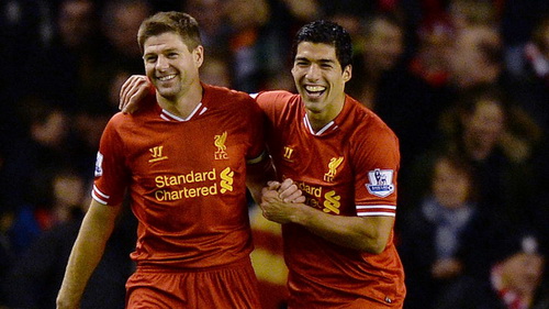 Gerrard trù cho Luis Suarez vắng mặt tại World Cup