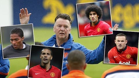 Kỉ nguyên Van Gaal là dấu chấm hết với Ferdinand, Fellaini, Valencia và... Rooney