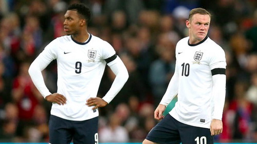 Đội tuyển Anh: Rooney và Sturridge không thể chơi cạnh nhau?