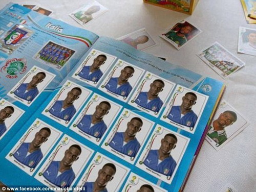 Mario Balotelli lại tự sướng với album tuyển Italy