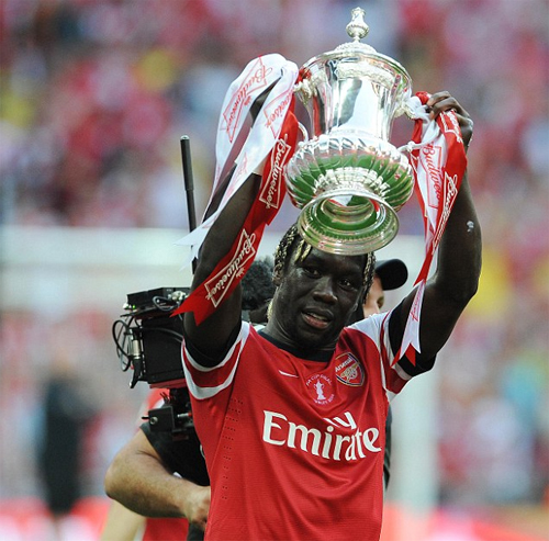 Sagna moi chia tay Arsenal bang viec gianh Cup FA.