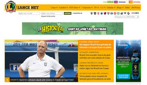 Báo giới quốc tế cười nhạo đội tuyển Brazil