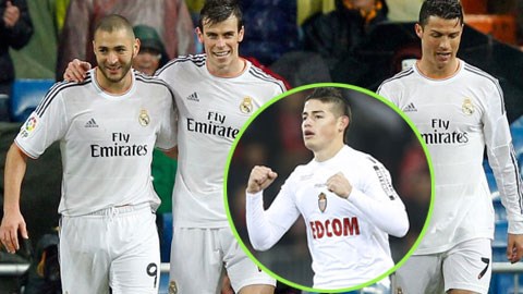 James Rodriguez sẽ đảm nhận vị trí nào ở Real?