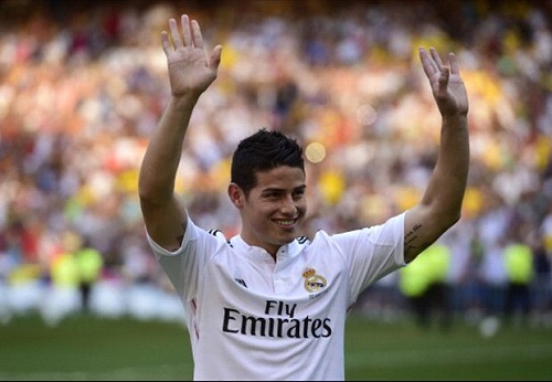 James Rodriguez mơ tiếp bước huyền thoại Zidane