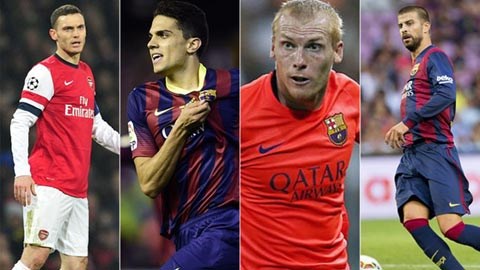 Cuộc cạnh tranh khốc liệt ở trung tâm hàng thủ Barcelona