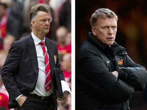 Van Gaal thua nhục ngày ra mắt, David Moyes được dịp hả hê