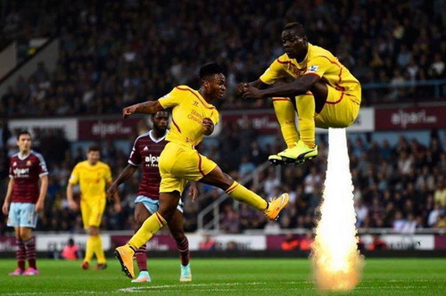 Chùm ảnh chế về động tác bật nhảy tránh bóng siêu dị của Balotelli