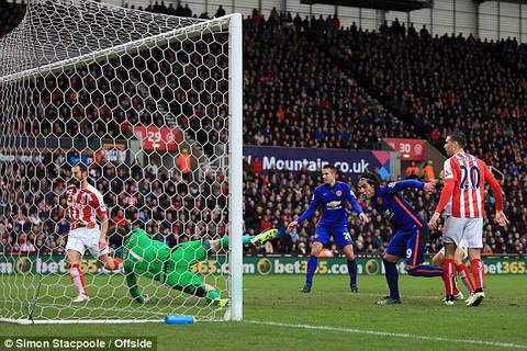 Stoke City 1-1 M.U (Kết thúc): Khởi đầu 2015 không như ý