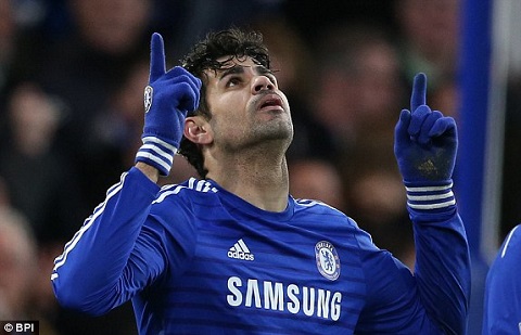 Diego Costa cua Chelsea cho rang Mourinho va Simeone giong nhau hinh anh