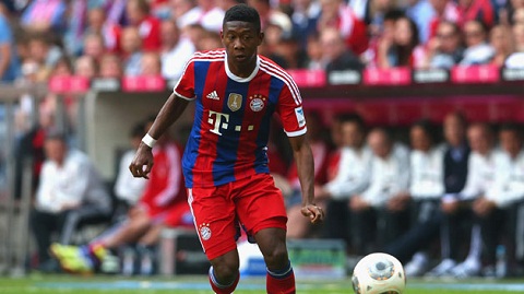 David Alaba cua Bayern hinh anh