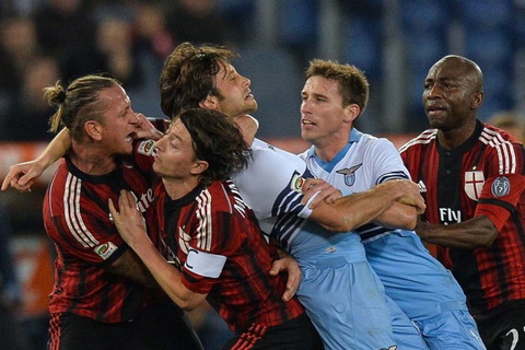 Lazio 3-1 AC Milan HLV Inzaghi sap len thot hinh anh