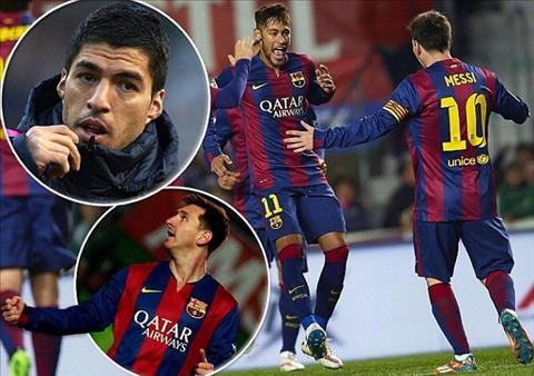 Luis Suarez bị bỏ quên trong ngày Barca đại thắng trước Elche