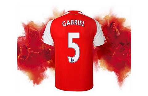 Gabriel Paulista cua Arsenal mang ao so 5 hinh anh