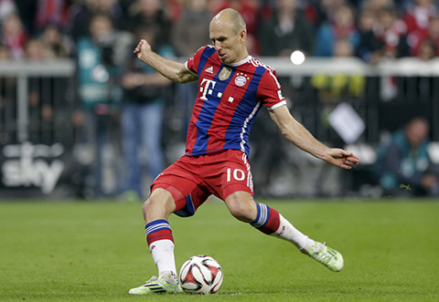 Bayern nhan tin vui Arjen Robben tro lai tap luyen hinh anh