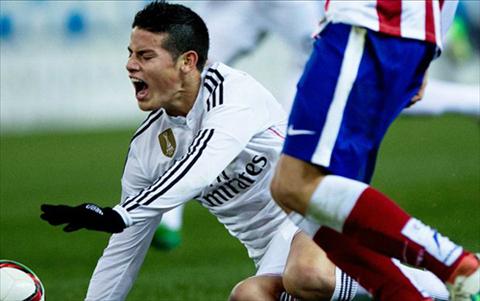 James Rodriguez van cay cu trong tai sau tran thua Atletico hinh anh