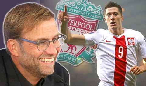 Klopp muốn đưa siêu tiền đạo Lewandowski về Liverpool