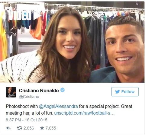 Ronaldo va thien than Victoria’s Secret dinh voi nhau lam nhiem vu toi mat hinh anh 2