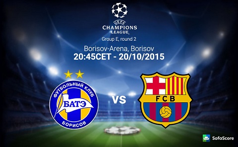BATE Borisov vs Barcelona (1h45, 21/10): Củng cố ngôi đầu