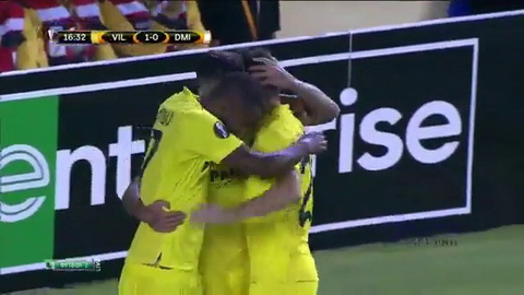 Video clip ban thang Villarreal 4-0 Dinamo Minsk (Bang E - Europa League 20152016) hinh anh