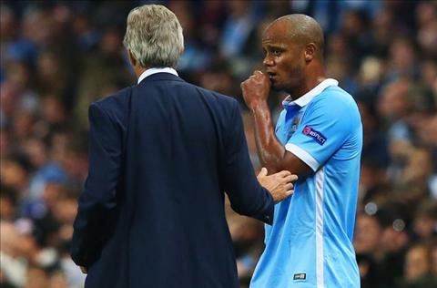 Kompany phủ nhận chuyện lục đục với HLV Pellegrini
